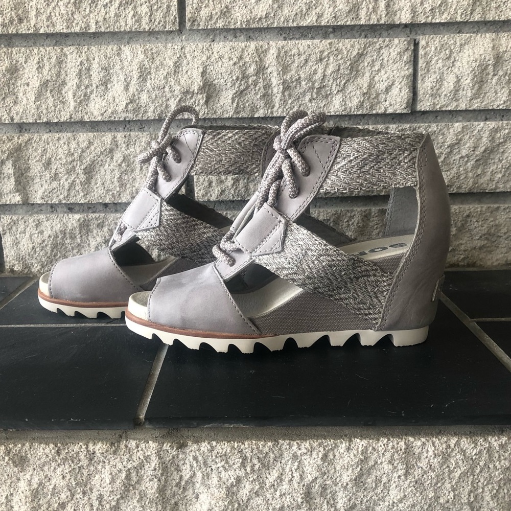 Sorel Joanie Lace Wedge Sandals